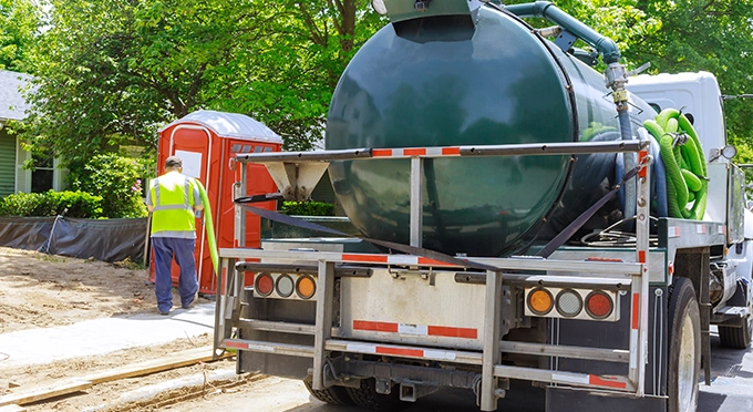 septic tank pump truck Australia
